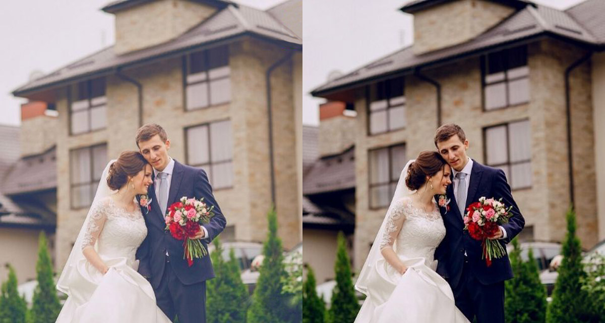 Wedding Photo Color Editing With Wedding Photos