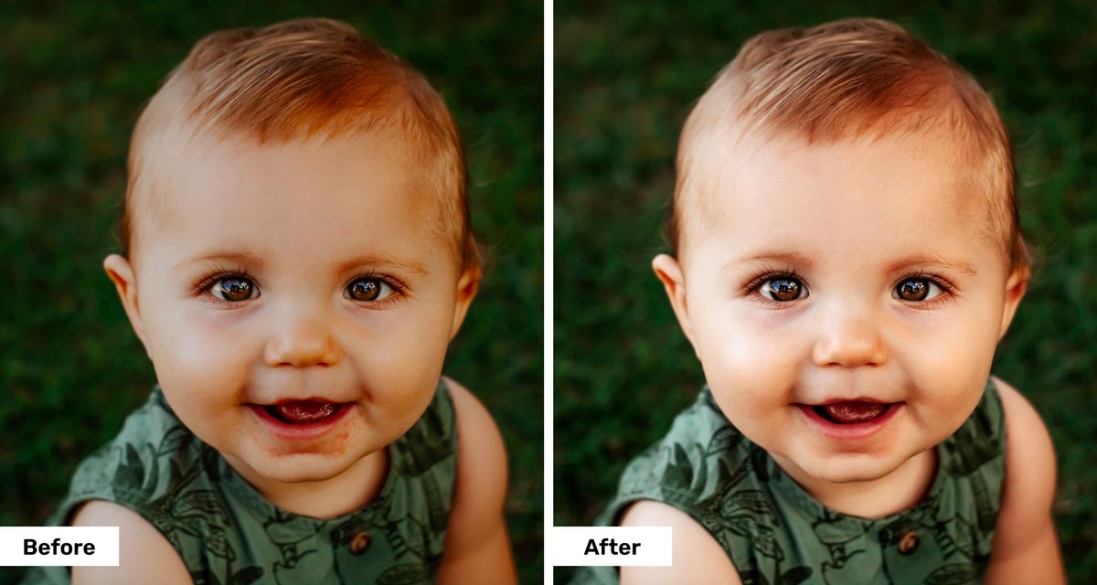 Baby portrait enhancement