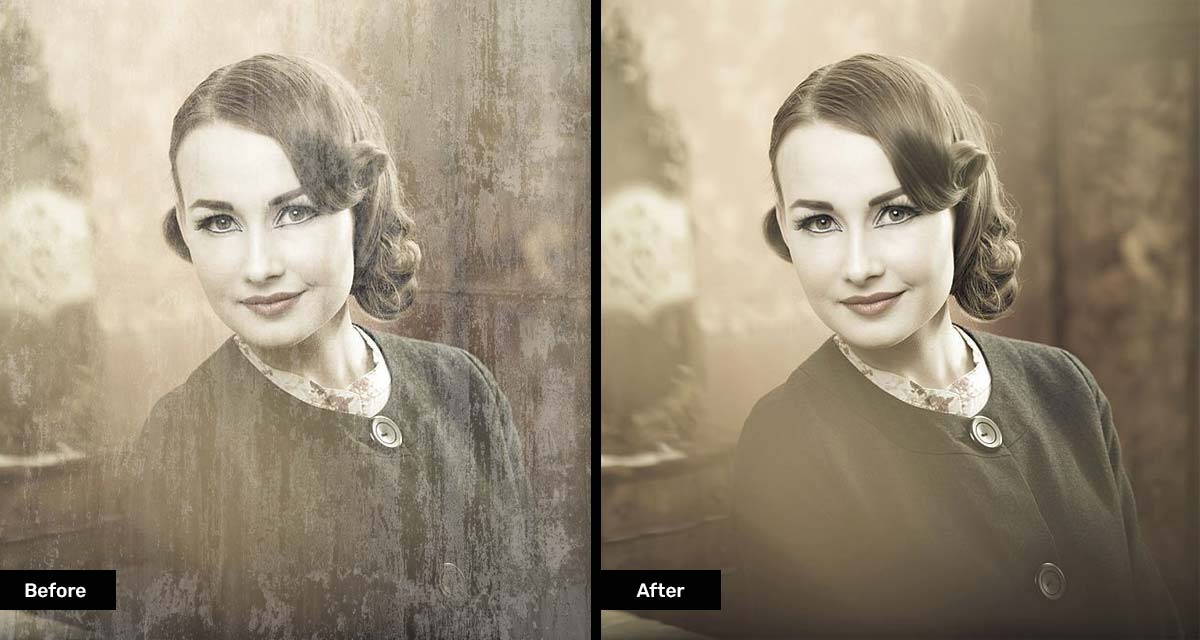 Removal of Stains, Scratches, and Blemishes Photos