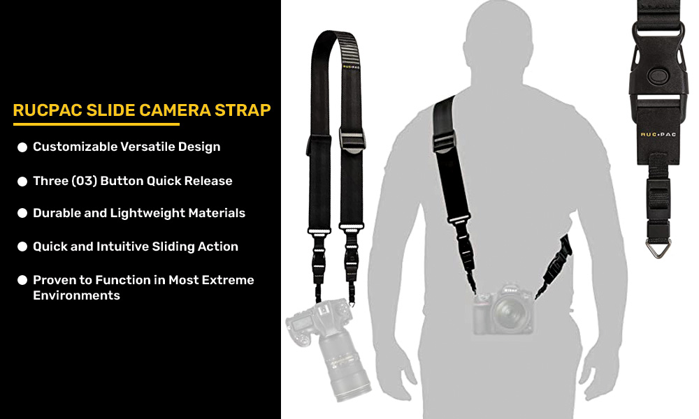 RucPac Slide Camera Strap