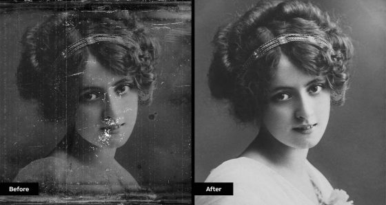 Photo Restoration with old photos
