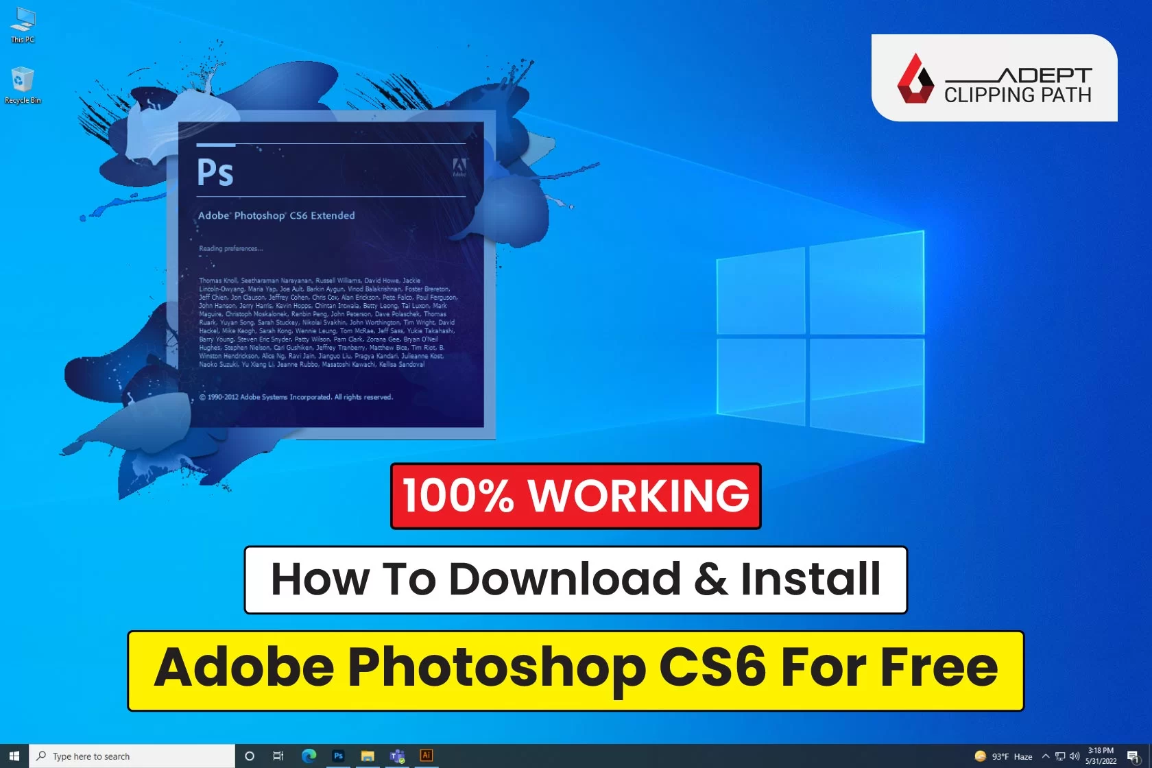 Adobe photoshop cs6 free download for windows 10 7 office 365 free download for windows 11