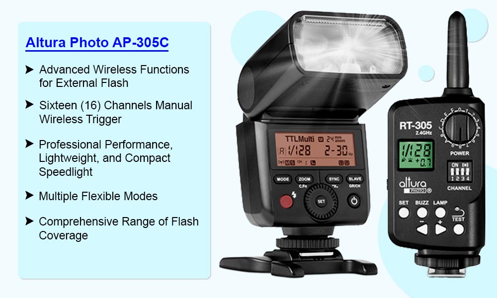 Altura Photo AP-305C [2.4GHz TTL Speedlite]