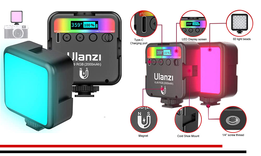 ULANZI LED RGB Video Light