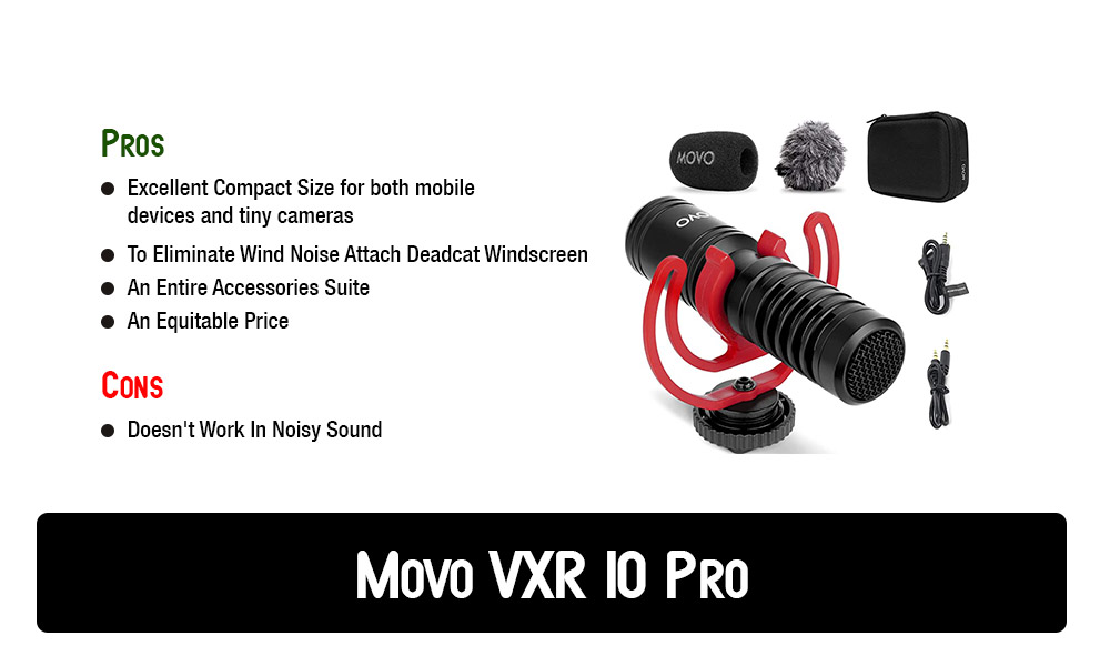 Wireless Shotgun Mic - Movo VXR10 Pro