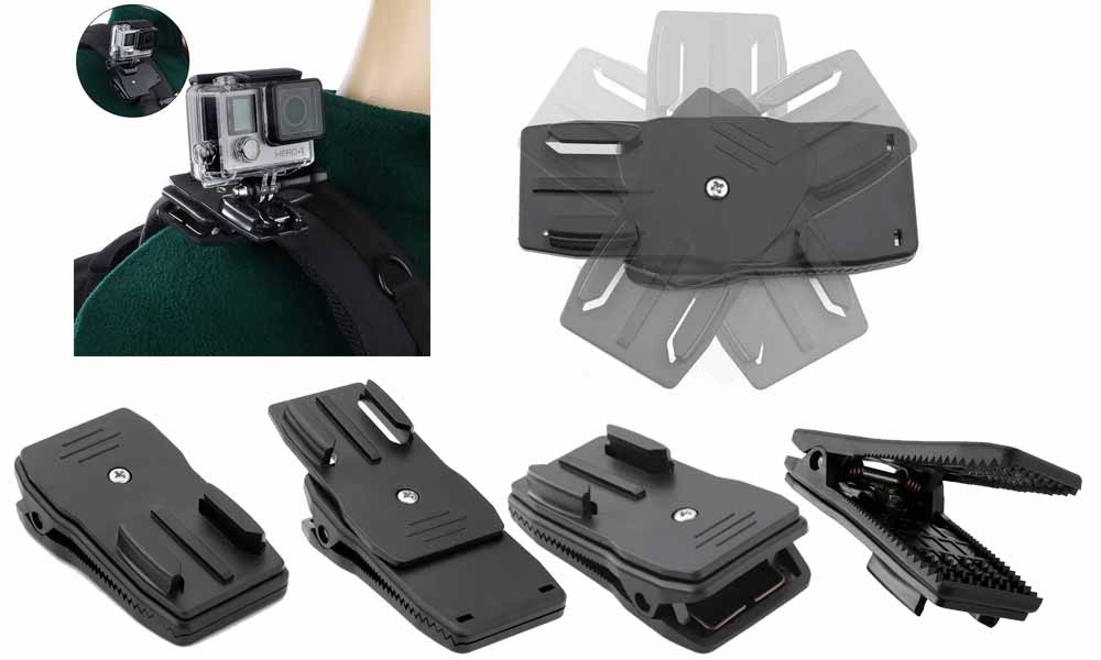 Revo 360° Clip with Quick Mount for GoPro