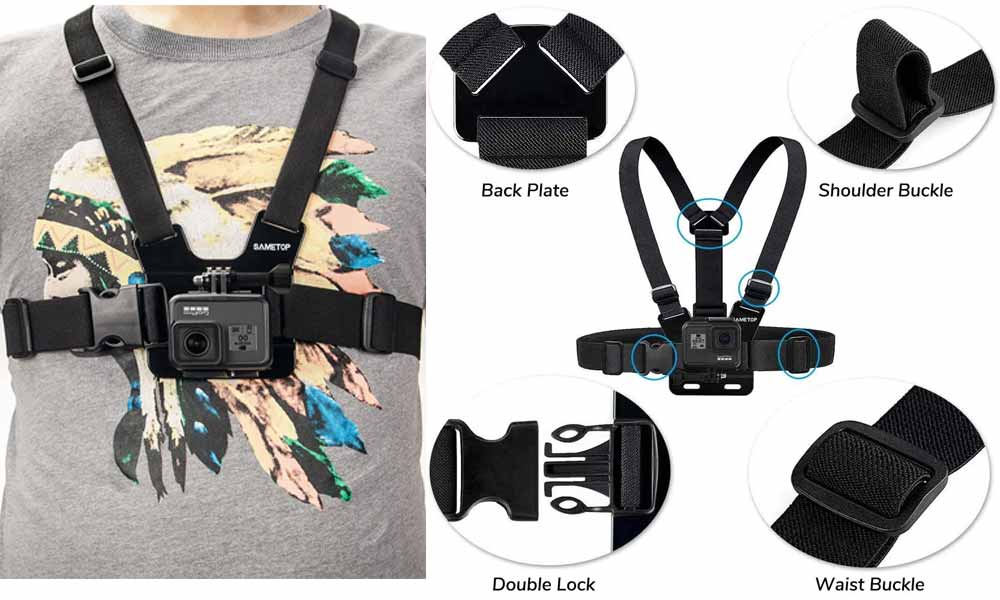 Sametop Chest Mount Harness Chesty Strap