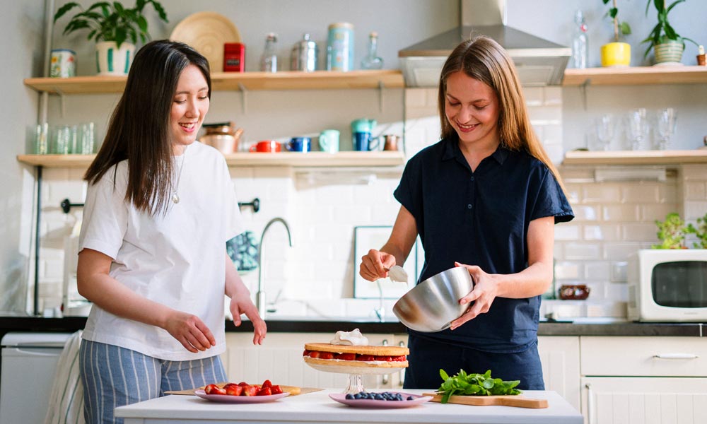 Baking Together Shot