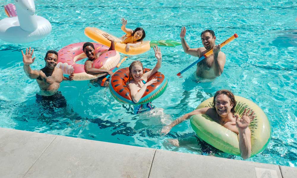 Chilling in the Pool Shot