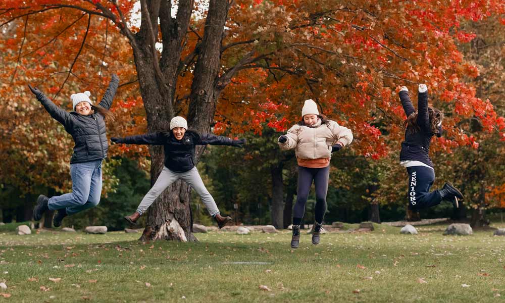 Friends Jumping Photoshoot